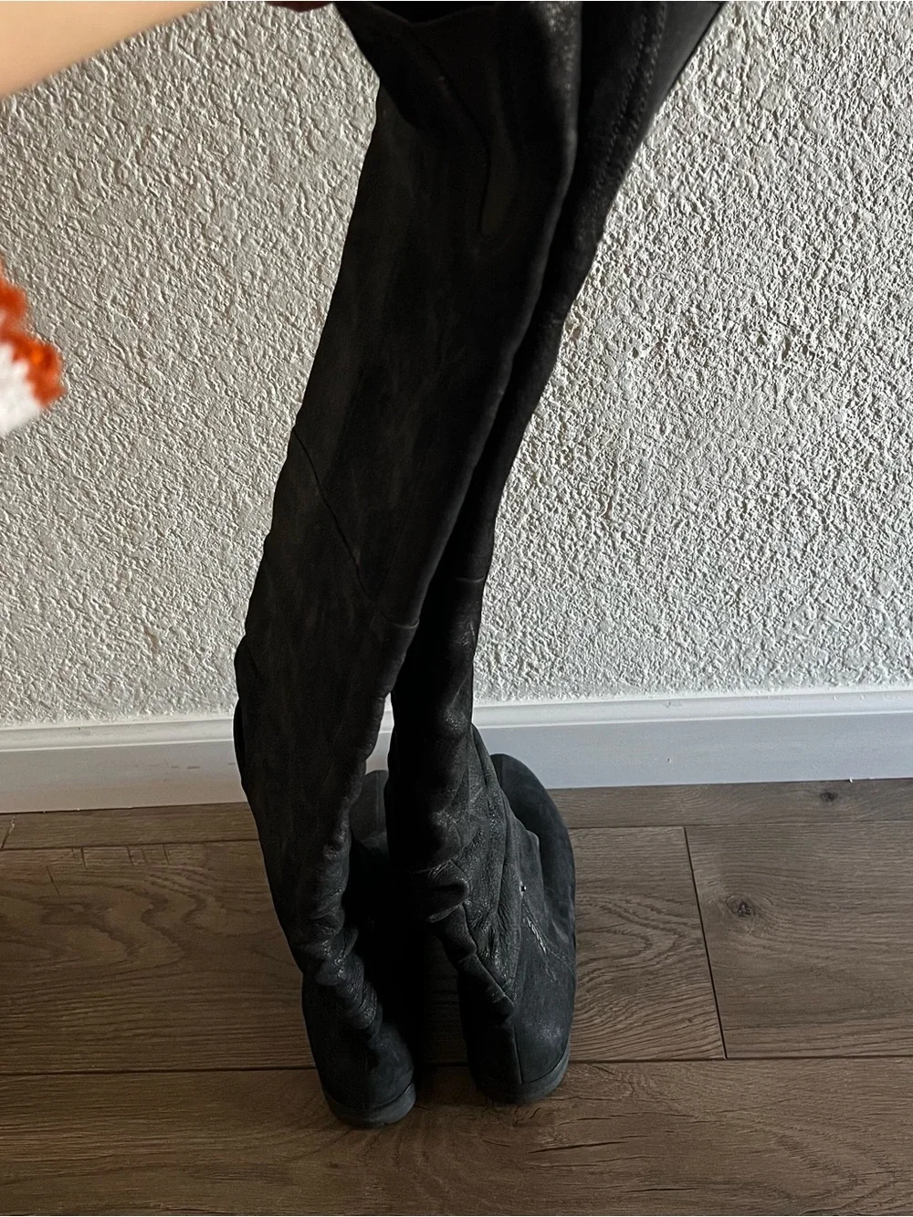 Prada Thigh High Flat Boots Sz.38.5